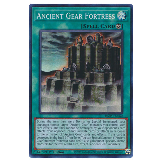 Yu-Gi-Oh! - Quarter Century Bonanza - Ancient Gear Fortress (Super Rare) RA03-EN062