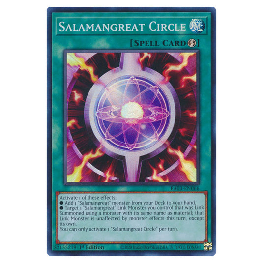 Yu-Gi-Oh! - Quarter Century Bonanza - Salamangreat Circle (Super Rare) RA03-EN066