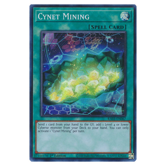 Yu-Gi-Oh! - Quarter Century Bonanza - Cynet Mining (Super Rare) RA03-EN067