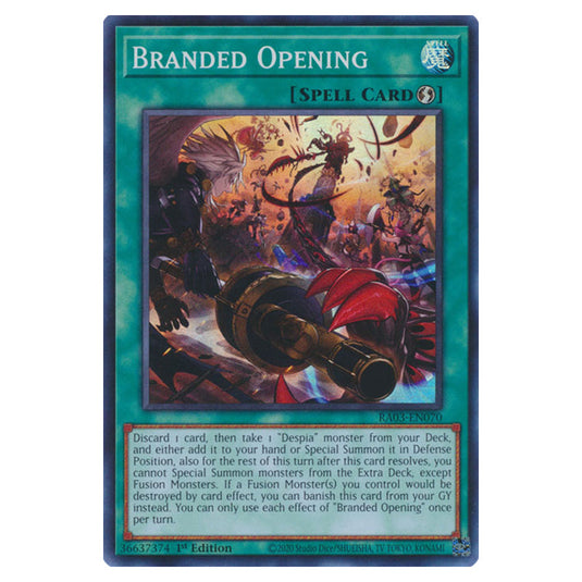 Yu-Gi-Oh! - Quarter Century Bonanza - Branded Opening (Super Rare) RA03-EN070