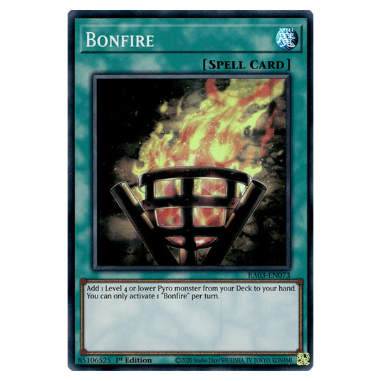 Yu-Gi-Oh! - Quarter Century Bonanza - Bonfire (Super Rare) RA03-EN073