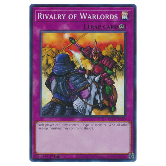 Yu-Gi-Oh! - Quarter Century Bonanza - Rivalry of Warlords (Super Rare) RA03-EN075