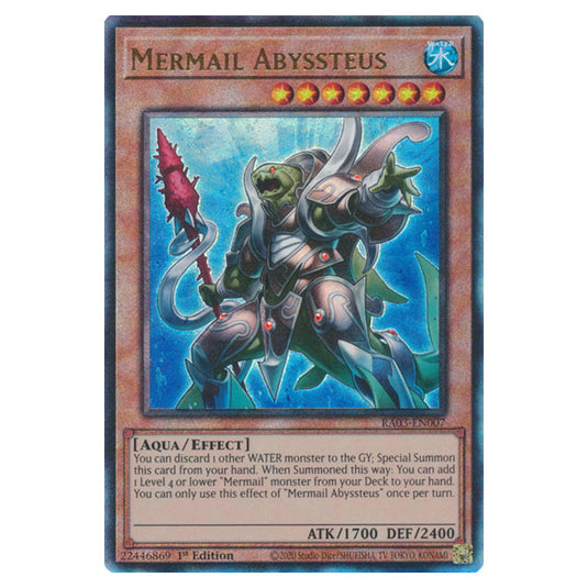 Yu-Gi-Oh! - Quarter Century Bonanza - Mermail Abyssteus (Ultimate Rare) RA03-EN007