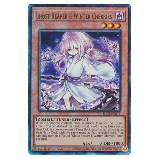 Yu-Gi-Oh! - Quarter Century Bonanza - Ghost Reaper & Winter Cherries (Ultimate Rare) RA03-EN014