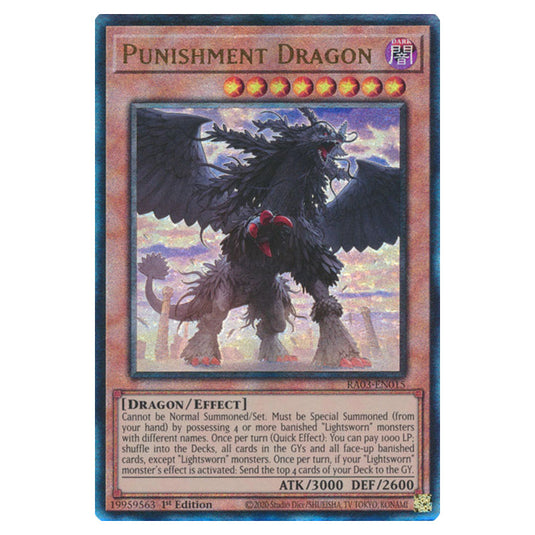 Yu-Gi-Oh! - Quarter Century Bonanza - Punishment Dragon (Ultimate Rare) RA03-EN015
