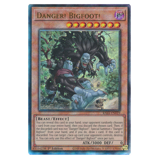 Yu-Gi-Oh! - Quarter Century Bonanza - Danger! Bigfoot! (Ultimate Rare) RA03-EN019