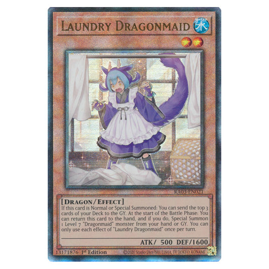 Yu-Gi-Oh! - Quarter Century Bonanza - Laundry Dragonmaid (Ultimate Rare) RA03-EN021