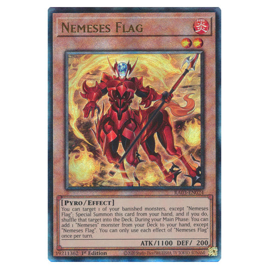 Yu-Gi-Oh! - Quarter Century Bonanza - Nemeses Flag (Ultimate Rare) RA03-EN024
