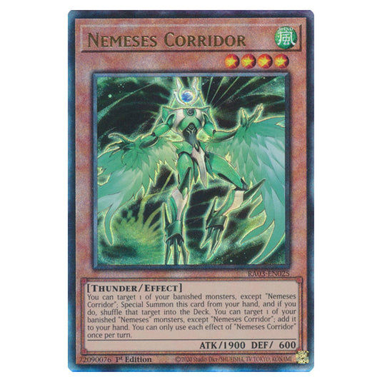 Yu-Gi-Oh! - Quarter Century Bonanza - Nemeses Corridor (Ultimate Rare) RA03-EN025