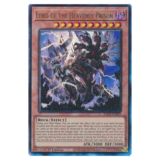 Yu-Gi-Oh! - Quarter Century Bonanza - Lord of the Heavenly Prison (Ultimate Rare) RA03-EN029