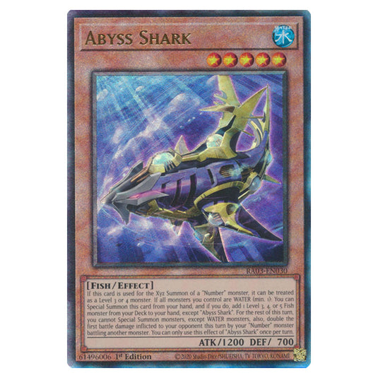 Yu-Gi-Oh! - Quarter Century Bonanza - Abyss Shark (Ultimate Rare) RA03-EN030
