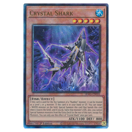 Yu-Gi-Oh! - Quarter Century Bonanza - Crystal Shark (Ultimate Rare) RA03-EN031