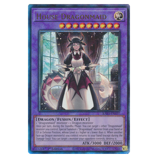 Yu-Gi-Oh! - Quarter Century Bonanza - House Dragonmaid (Ultimate Rare) RA03-EN037