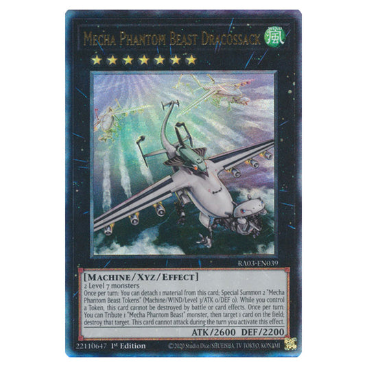 Yu-Gi-Oh! - Quarter Century Bonanza - Mecha Phantom Beast Dracossack (Ultimate Rare) RA03-EN039