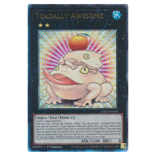 Yu-Gi-Oh! - Quarter Century Bonanza - Toadally Awesome (Ultimate Rare) RA03-EN040