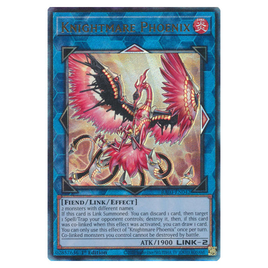 Yu-Gi-Oh! - Quarter Century Bonanza - Knightmare Phoenix (Ultimate Rare) RA03-EN042