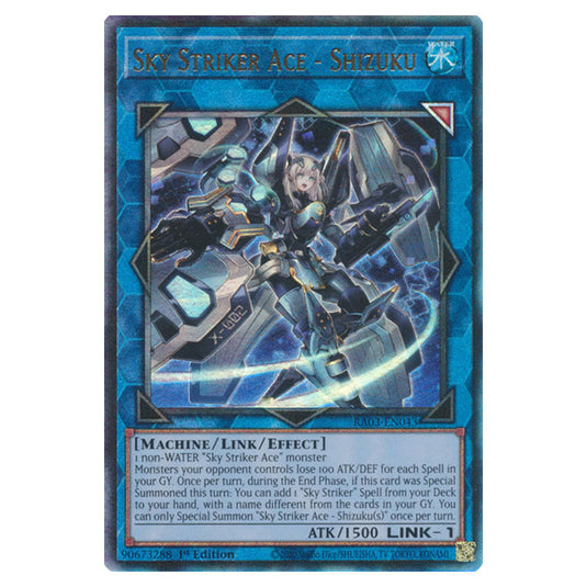 Yu-Gi-Oh! - Quarter Century Bonanza - Sky Striker Ace - Shizuku (Ultimate Rare) RA03-EN043