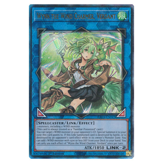 Yu-Gi-Oh! - Quarter Century Bonanza - Wynn the Wind Charmer, Verdant (Ultimate Rare) RA03-EN045