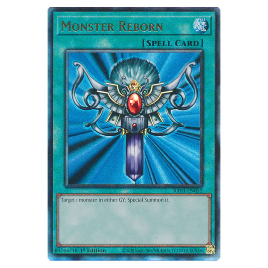 Yu-Gi-Oh! - Quarter Century Bonanza - Monster Reborn (Ultimate Rare) RA03-EN052