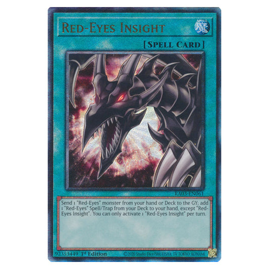 Yu-Gi-Oh! - Quarter Century Bonanza - Red-Eyes Insight (Ultimate Rare) RA03-EN061