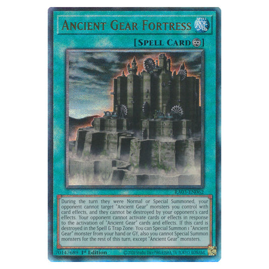 Yu-Gi-Oh! - Quarter Century Bonanza - Ancient Gear Fortress (Ultimate Rare) RA03-EN062