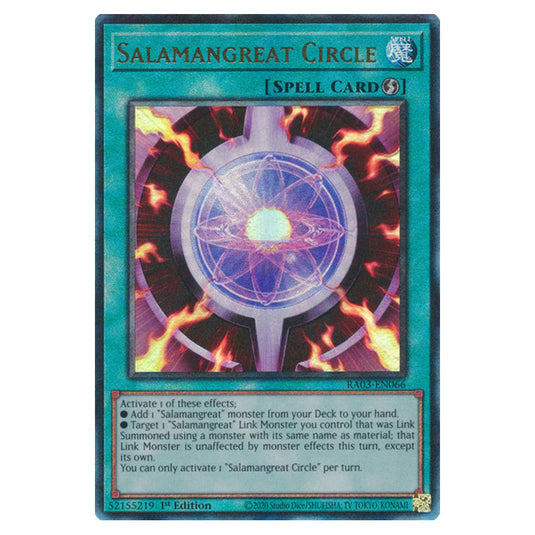 Yu-Gi-Oh! - Quarter Century Bonanza - Salamangreat Circle (Ultimate Rare) RA03-EN066