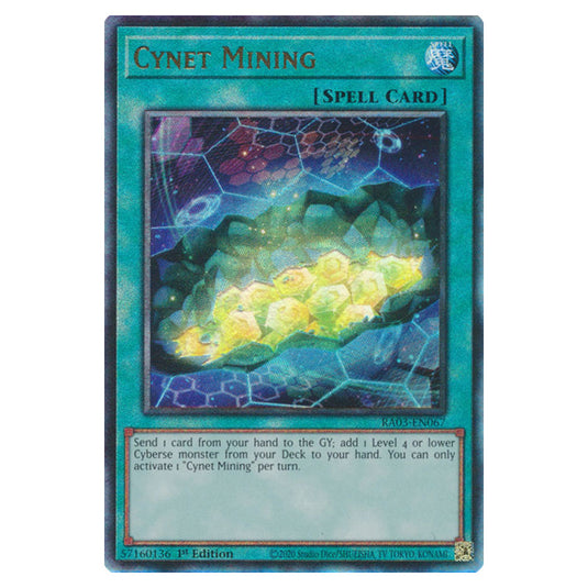 Yu-Gi-Oh! - Quarter Century Bonanza - Cynet Mining (Ultimate Rare) RA03-EN067