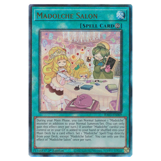 Yu-Gi-Oh! - Quarter Century Bonanza - Madolche Salon (Ultimate Rare) RA03-EN069
