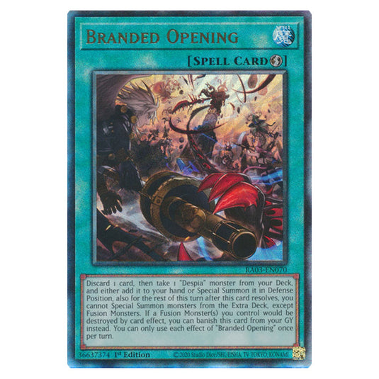 Yu-Gi-Oh! - Quarter Century Bonanza - Branded Opening (Ultimate Rare) RA03-EN070