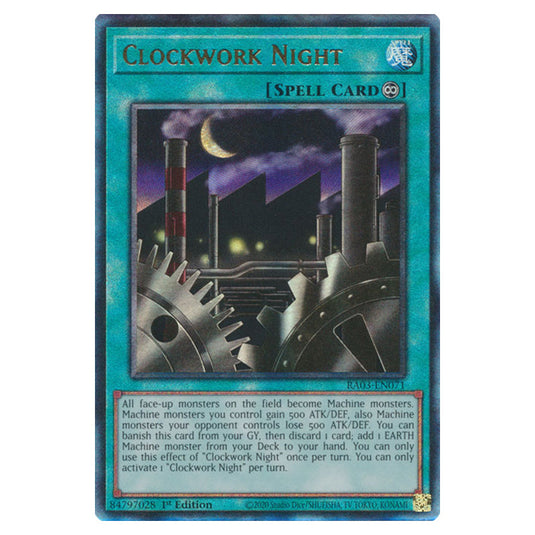 Yu-Gi-Oh! - Quarter Century Bonanza - Clockwork Night (Ultimate Rare) RA03-EN071