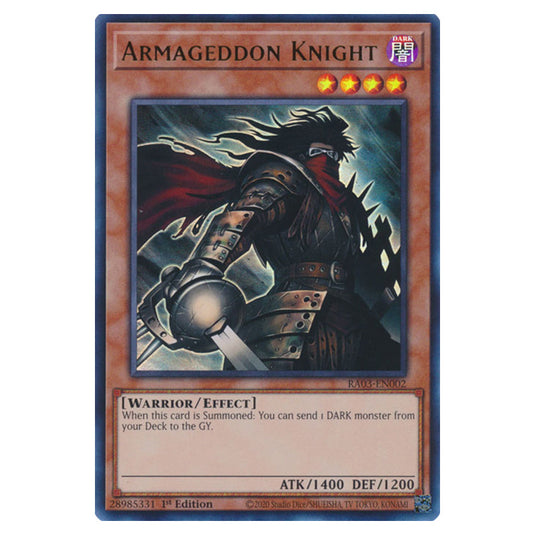 Yu-Gi-Oh! - Quarter Century Bonanza - Armageddon Knight (Ultra Rare) RA03-EN002