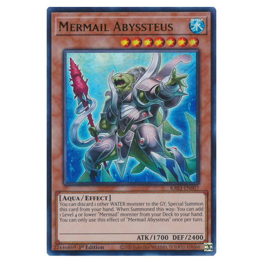 Yu-Gi-Oh! - Quarter Century Bonanza - Mermail Abyssteus (Ultra Rare) RA03-EN007