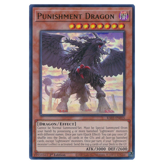 Yu-Gi-Oh! - Quarter Century Bonanza - Punishment Dragon (Ultra Rare) RA03-EN015