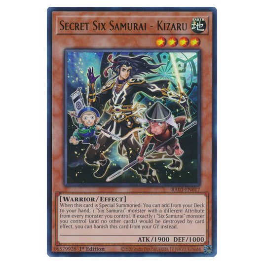 Yu-Gi-Oh! - Quarter Century Bonanza - Secret Six Samurai - Kizaru (Ultra Rare) RA03-EN017