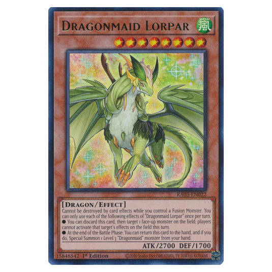 Yu-Gi-Oh! - Quarter Century Bonanza - Dragonmaid Lorpar (Ultra Rare) RA03-EN022