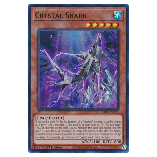 Yu-Gi-Oh! - Quarter Century Bonanza - Crystal Shark (Ultra Rare) RA03-EN031