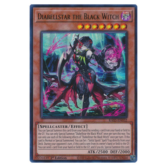 Yu-Gi-Oh! - Quarter Century Bonanza - Diabellstar the Black Witch (Ultra Rare) RA03-EN032