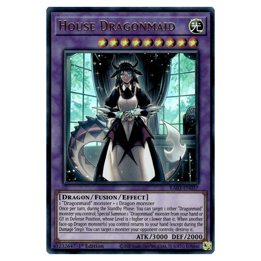 Yu-Gi-Oh! - Quarter Century Bonanza - House Dragonmaid (Ultra Rare) RA03-EN037