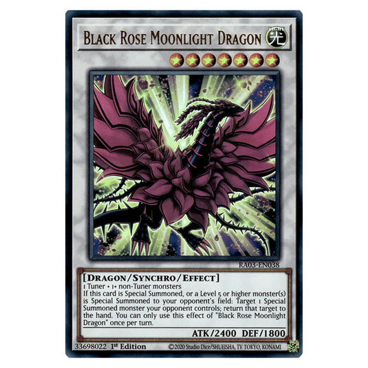 Yu-Gi-Oh! - Quarter Century Bonanza - Black Rose Moonlight Dragon (Ultra Rare) RA03-EN038