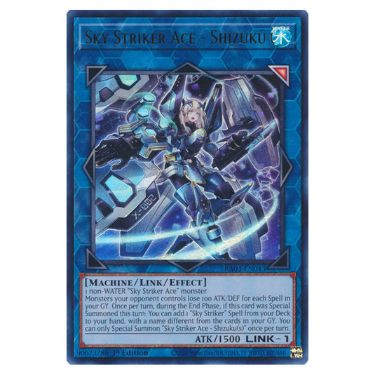 Yu-Gi-Oh! - Quarter Century Bonanza - Sky Striker Ace - Shizuku (Ultra Rare) RA03-EN043