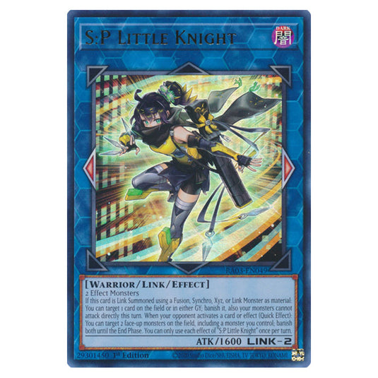Yu-Gi-Oh! - Quarter Century Bonanza - S:P Little Knight (Ultra Rare) RA03-EN049