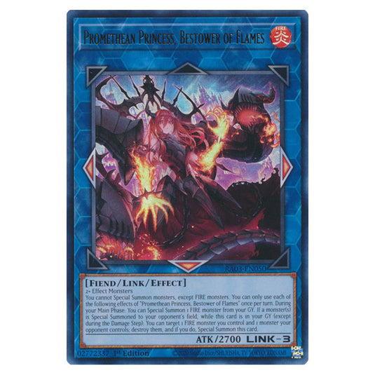 Yu-Gi-Oh! - Quarter Century Bonanza - Promethean Princess, Bestower of Flames (Ultra Rare) RA03-EN050