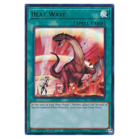 Yu-Gi-Oh! - Quarter Century Bonanza - Heat Wave (Ultra Rare) RA03-EN058