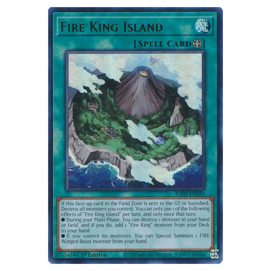 Yu-Gi-Oh! - Quarter Century Bonanza - Fire King Island (Ultra Rare) RA03-EN059