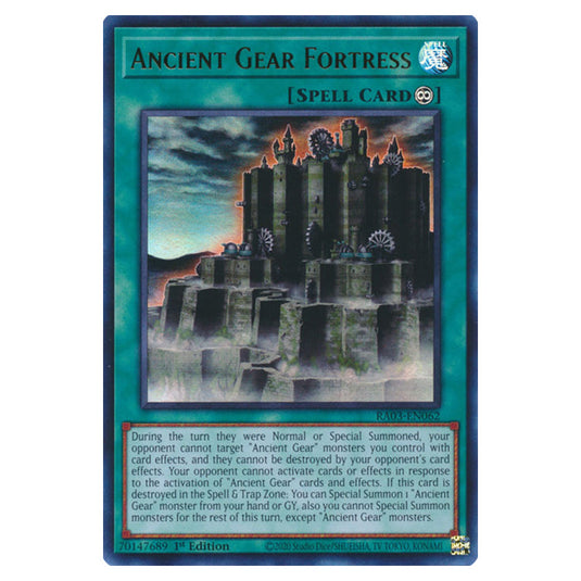 Yu-Gi-Oh! - Quarter Century Bonanza - Ancient Gear Fortress (Ultra Rare) RA03-EN062
