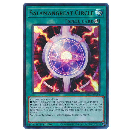 Yu-Gi-Oh! - Quarter Century Bonanza - Salamangreat Circle (Ultra Rare) RA03-EN066