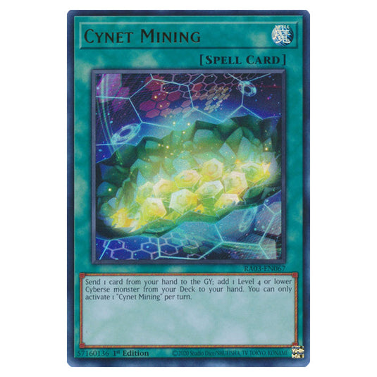 Yu-Gi-Oh! - Quarter Century Bonanza - Cynet Mining (Ultra Rare) RA03-EN067