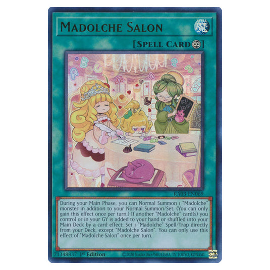 Yu-Gi-Oh! - Quarter Century Bonanza - Madolche Salon (Ultra Rare) RA03-EN069