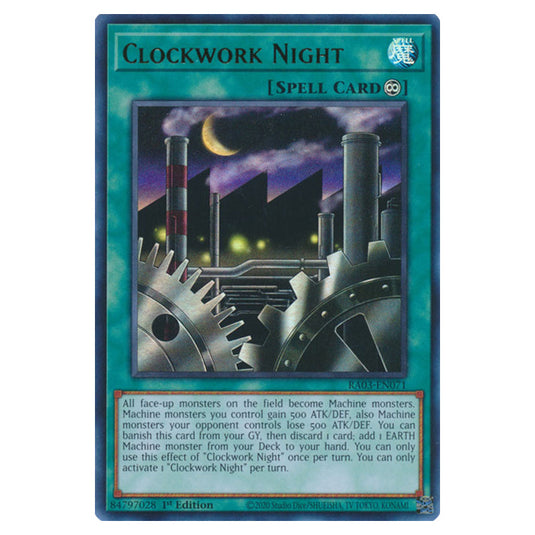 Yu-Gi-Oh! - Quarter Century Bonanza - Clockwork Night (Ultra Rare) RA03-EN071
