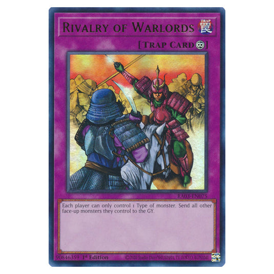 Yu-Gi-Oh! - Quarter Century Bonanza - Rivalry of Warlords (Ultra Rare) RA03-EN075